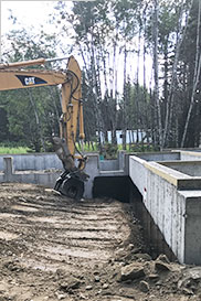 Backfilling / trenches
